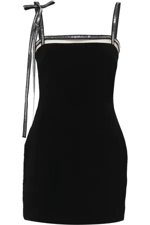 DAVID KOMA Minikleid mit Kristallen
