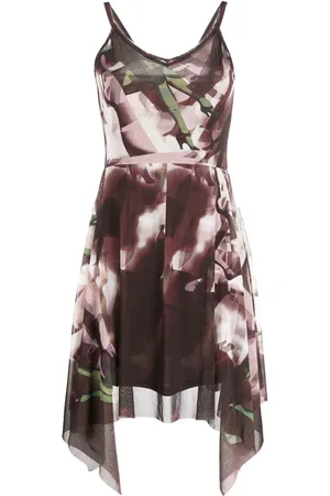 Jean Paul Gaultier Asymmetrisches Kleid mit Print