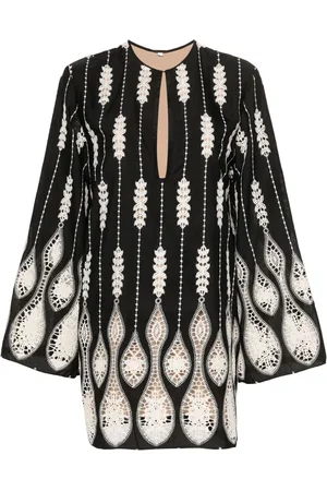 JOHANNA ORTIZ Vision Seeking Minikleid aus Guipure-Spitze