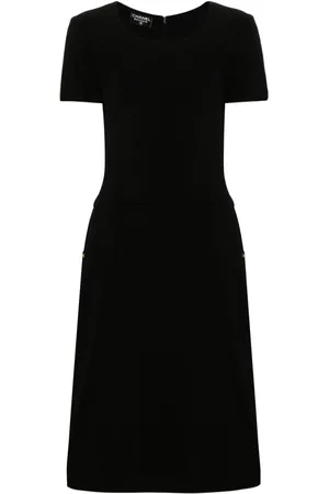 CHANEL 1990 Midikleid aus Wolle