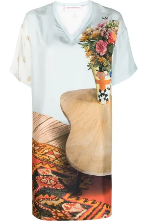 WALTER VAN BEIRENDONCK Kleid aus Seide