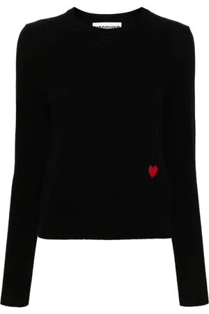 Moschino Pullover mit Herzmotiv