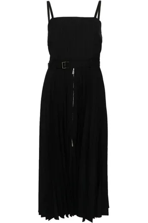 SACAI Maxikleid mit Nadelstreifen