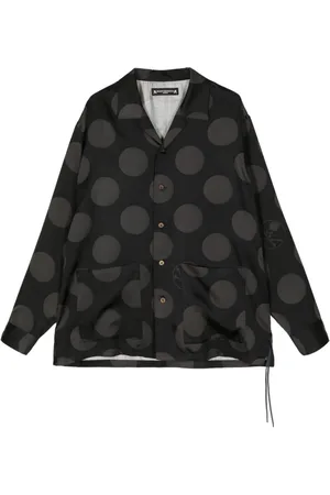 MASTERMIND Seidenhemd mit Polka Dots