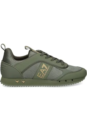 EA7 Sneakers mit Logo-Patch