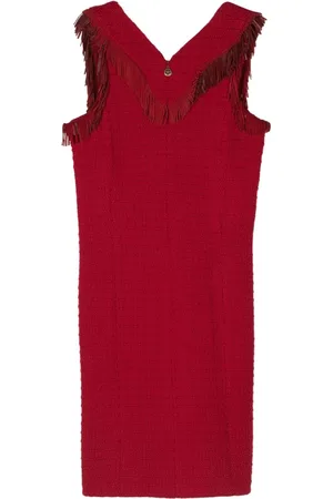 CHANEL 2014 Tweedkleid mit Fransen