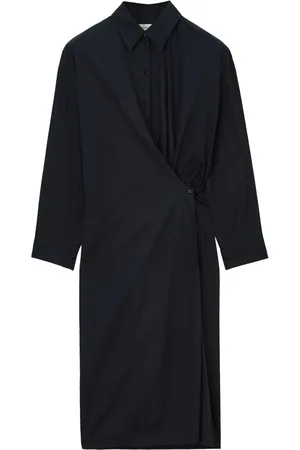 LEMAIRE Drapiertes Midikleid