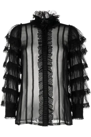 SHIATZY CHEN Seidenbluse mit Rüschen