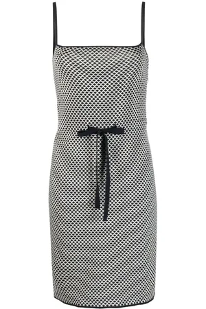 Dior 2010s Kleid mit geometrischem Muster