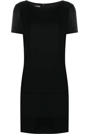CHANEL 1998 Kleid mit kurzen Ärmeln