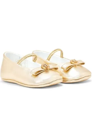 VERSACE Gianni Ribbon Ballerinas