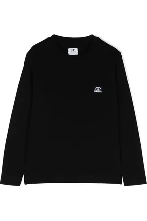 C.P. Company T-Shirt mit Logo-Stickerei
