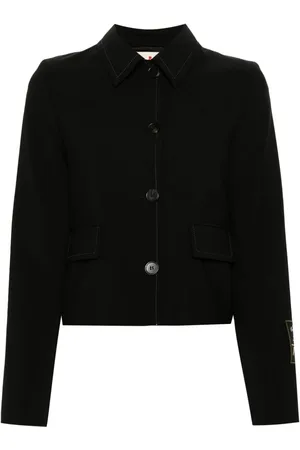 Marni Jeansjacke mit Kontrastnähten