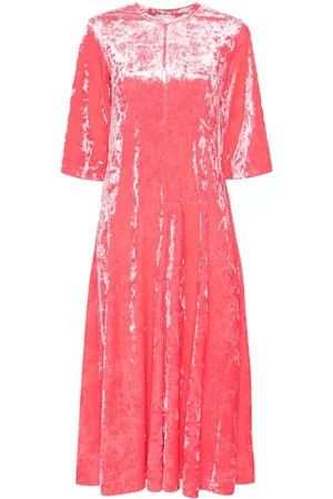 FORTE FORTE Midikleid aus Pannesamt