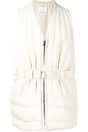 VISVIM Gefütterte Weste mit Gürtel