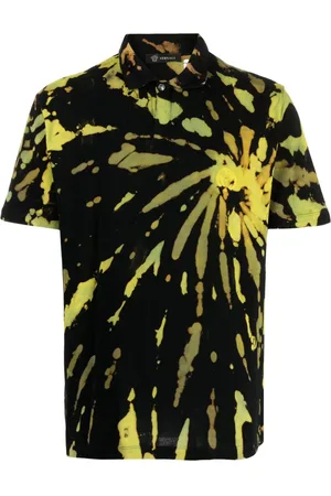 Stain Shade Medusa Head Batik-Poloshirt