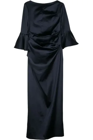 TALBOT RUNHOF Gerafftes Abendkleid mit Duchesse-Satin