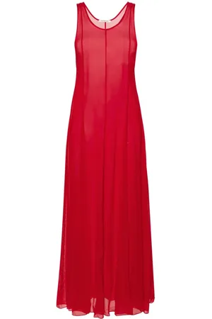 Peter Do Semi-transparentes Maxikleid