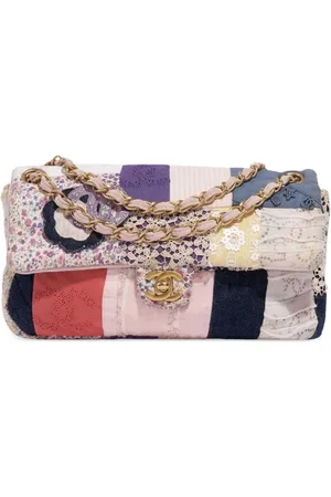 CHANEL 2006 pre-owned kleine Patchwork Classic Flap Schultertasche