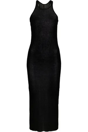 Rick Owens Geripptes Mini-Trägerkleid