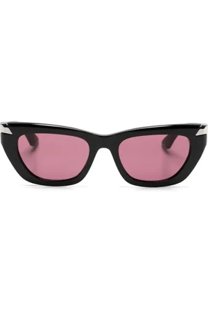 Alexander McQueen Cat-Eye-Sonnenbrille mit Logo-Gravur