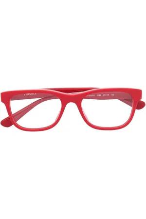 VERSACE Brille mit eckigem Gestell