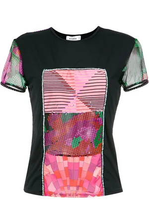 AMIR SLAMA Bluse mit Perlen