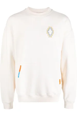 MARCELO BURLON Sweatshirt mit Logo-Stickerei