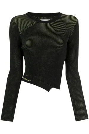 Feng Chen Wang Asymmetrisches Stricktop mit Seitenschlitz