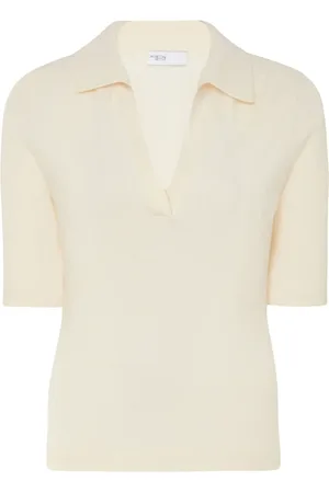 ROSETTA GETTY Gestricktes Poloshirt