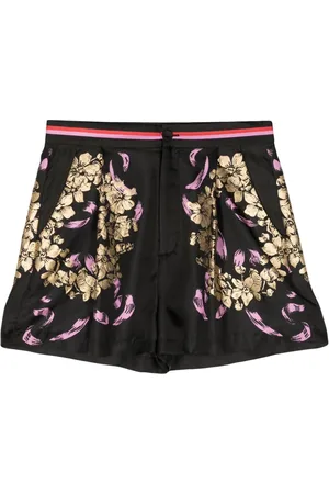 Cynthia Rowley Shorts aus Seide mit Blumen-Print