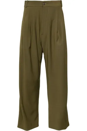 Hed Mayner Cropped-Hose mit Bundfalten