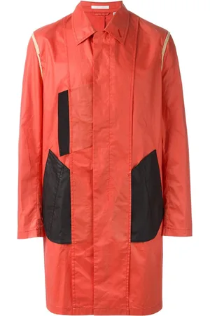 Helmut Lang Mantel in Colour-Block-Optik