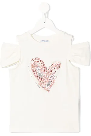 Simonetta T-Shirt mit Cold Shoulder