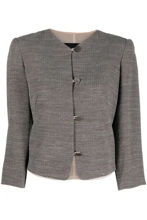 Giorgio Armani 2000 Jacke ohne Kragen