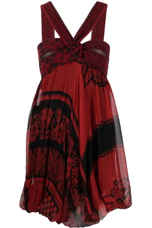 Jean Paul Gaultier 2000 Neckholder-Kleid mit abstraktem Print