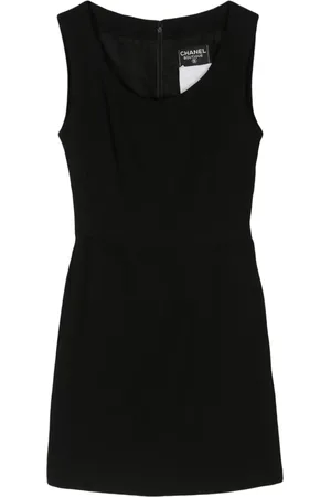CHANEL 2000s ärmelloses Minikleid