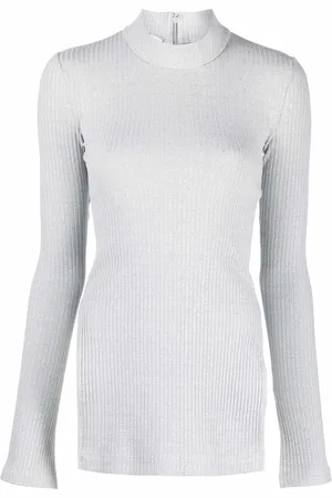 Helmut Lang Kurzärmeliges Strickoberteil