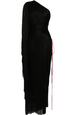 MARIA LUCIA HOHAN Drapiertes One-Shoulder-Kleid
