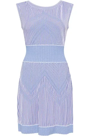 CHANEL 2000s Minikleid mit Streifen