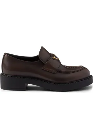 Prada Loafer mit Triangel-Logo