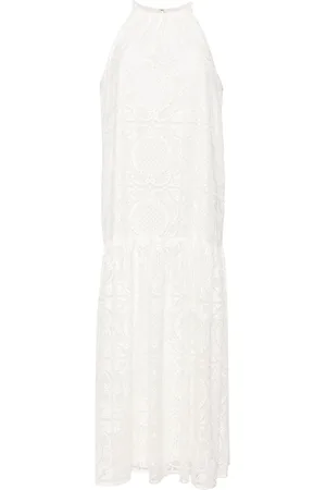 Saiid Kobeisy Gehäkeltes Maxikleid mit Neckholder