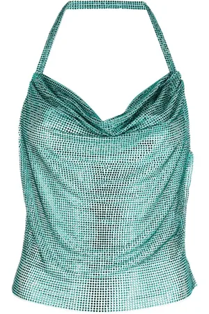GIUSEPPE DI MORABITO Neckholder-Top mit Kristallen