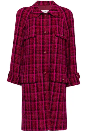 CHANEL 1995 karierter Mantel