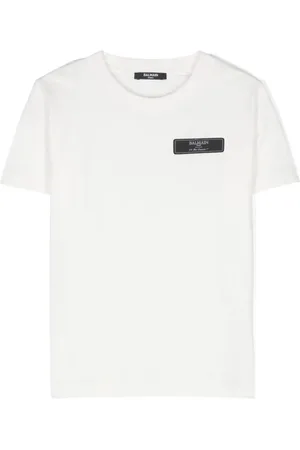 Balmain T-Shirt mit Logo-Patch