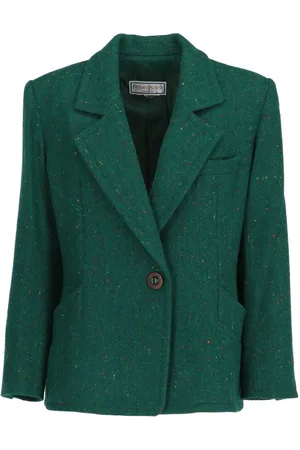 Saint Laurent 1980 Jacke aus marmorierter Wolle