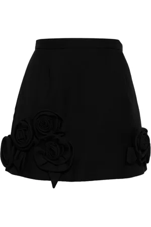 DICE KAYEK Minirock mit Blumenapplikation