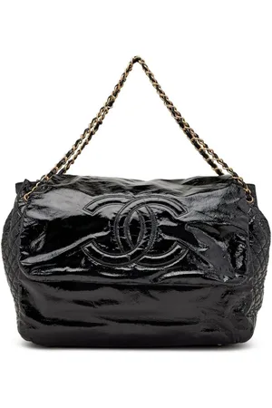 CHANEL 2006 Jumbo Flap Chain Schultertasche mit CC-Steppung