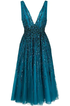 Saiid Kobeisy Kleid mit Pailletten