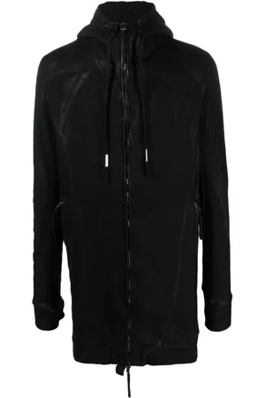 11 BY BORIS BIDJAN SABERI Kapuzenjacke im Distressed-Look
